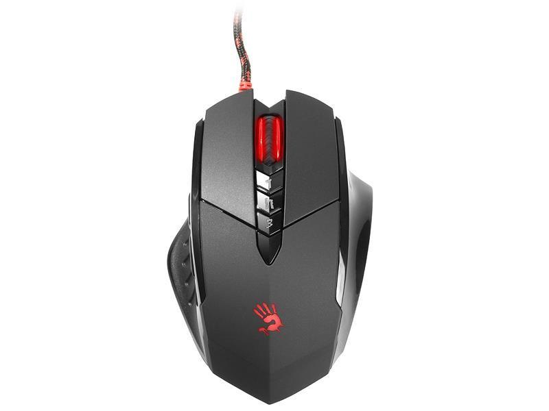 Mysz przewodowa A4Tech Bloody V7m V-Track USB Holeless Aluminiowe czarna — zdjęcie 4