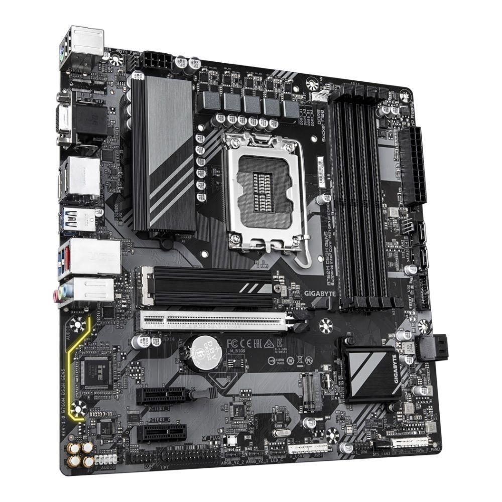 Płyta Gigabyte B760M DS3H GEN5 /B760/DDR5/SATA3/M.2/USB3.1/PCIe5.0/s.1700/mATX — zdjęcie 2