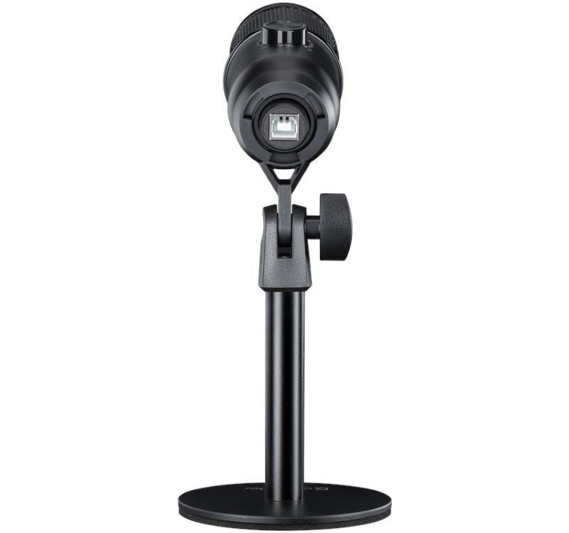 Mikrofon przewodowy Defender GLOW GMC 400 ze statywem STREAM strumieniowy RGB USB — zdjęcie 7