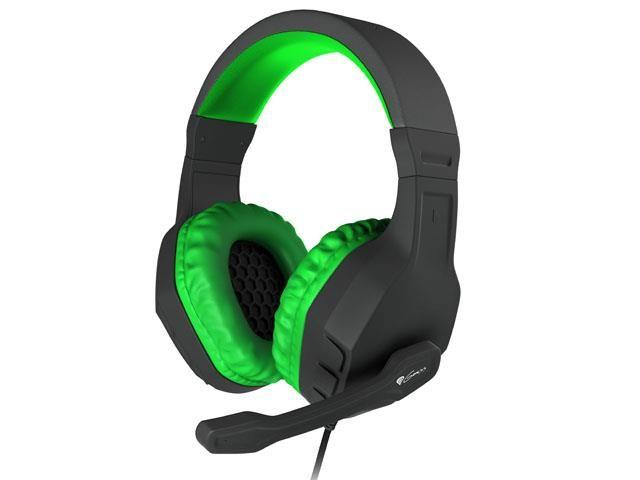 Słuchawki z mikrofonem Genesis Argon 200 Gaming czarno-zielone — zdjęcie 1