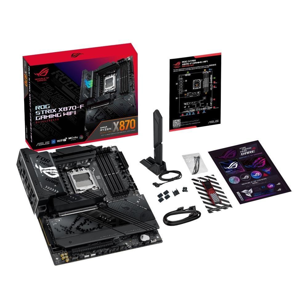 Płyta Asus ROG STRIX X870-F GAMING WIFI /AMD X870/DDR5/SATA3/M.2/USB4/WiFi/BT/PCIe5.0/AM5/ATX — zdjęcie 7