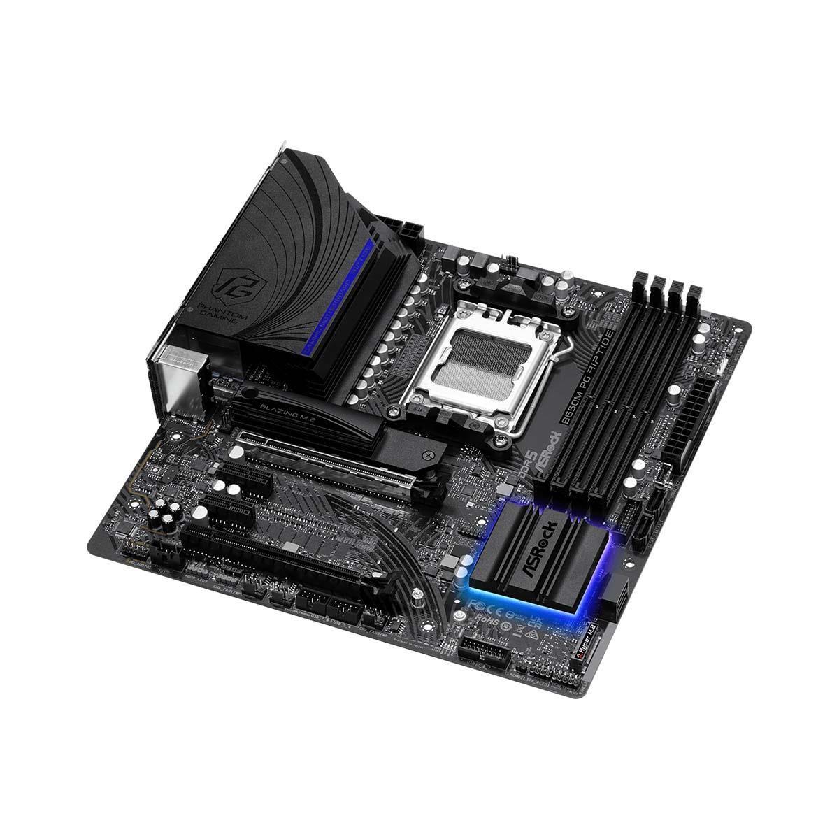 Płyta ASrock B650M PG RIPTIDE /AMD B650/DDR5/SATA3/M.2/USB3.1/PCIe4.0/AM5/mATX — zdjęcie 3