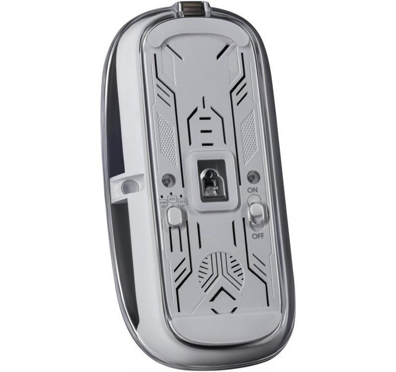 Mysz bezprzewodowa Defender IXES MM-999 optyczna 2400dpi 2.4GHz + Bluetooth AKUMULATOR bezklikowa silent — zdjęcie 4