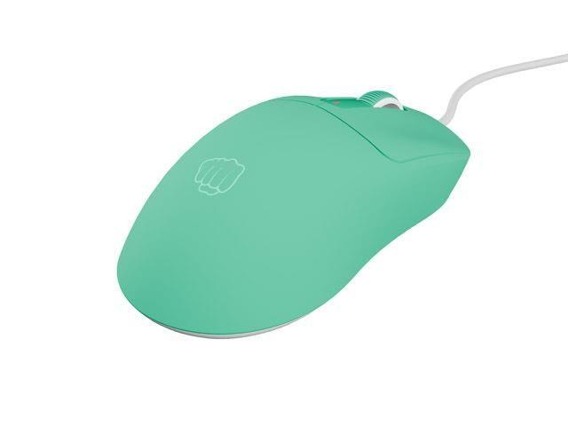 Mysz przewodowa Fury Tanto T4 RGB dla graczy 12000 DPI programowalna miętowa — zdjęcie 3