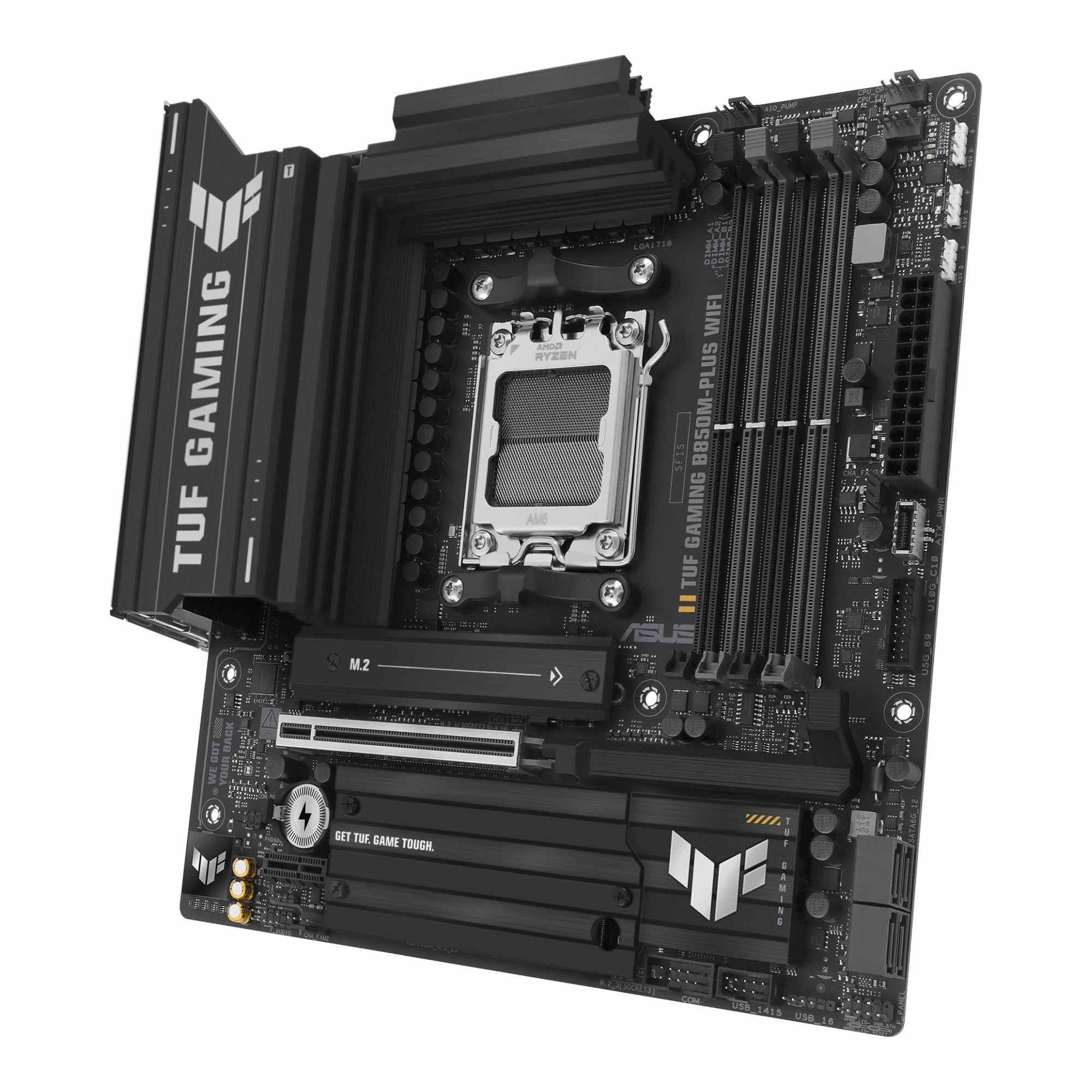 Płyta Asus TUF GAMING B850M-PLUS WIFI /AMD B850/DDR5/SATA3/M.2/USB3.2/PCIe5.0/AM5/mATX — zdjęcie 3