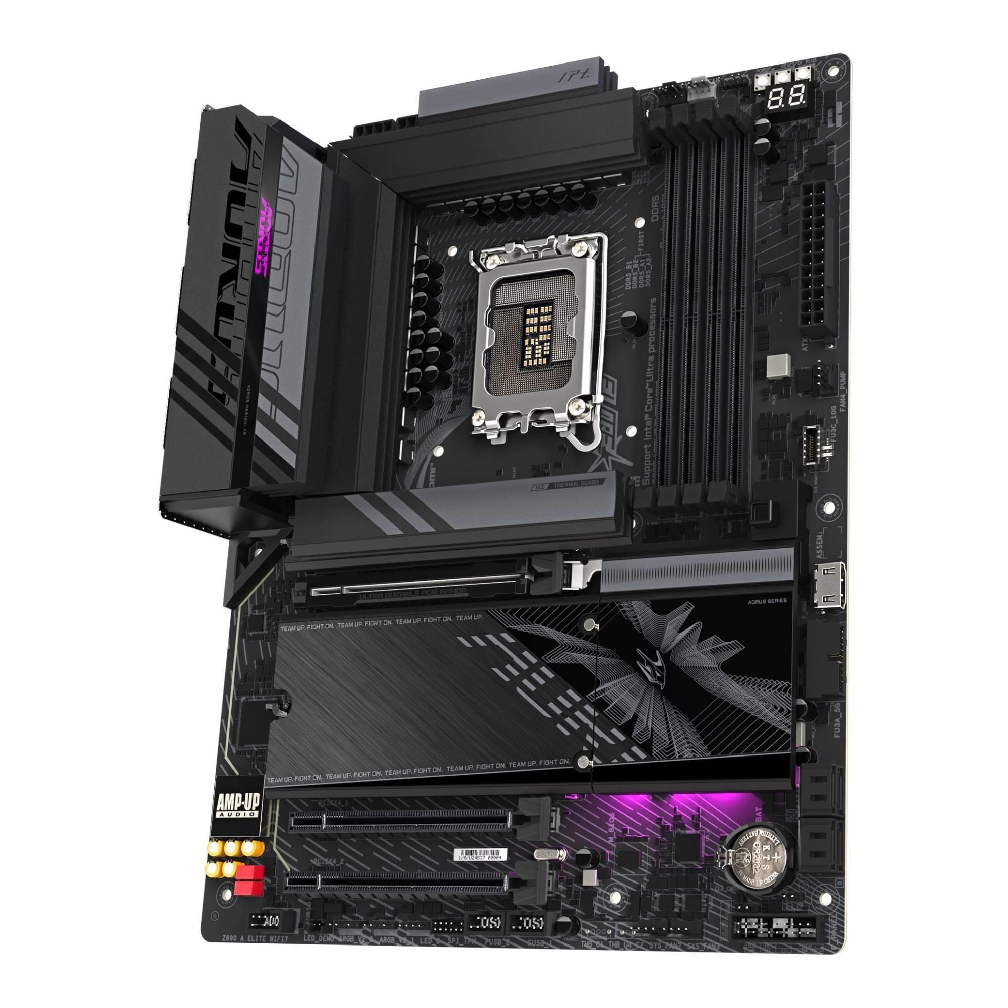 Płyta Gigabyte Z890 AORUS ELITE WIFI7 /Z890/DDR5/SATA3/M.2/TB4/WiFi/BT/PCIe5.0/s.1851/ATX — zdjęcie 3