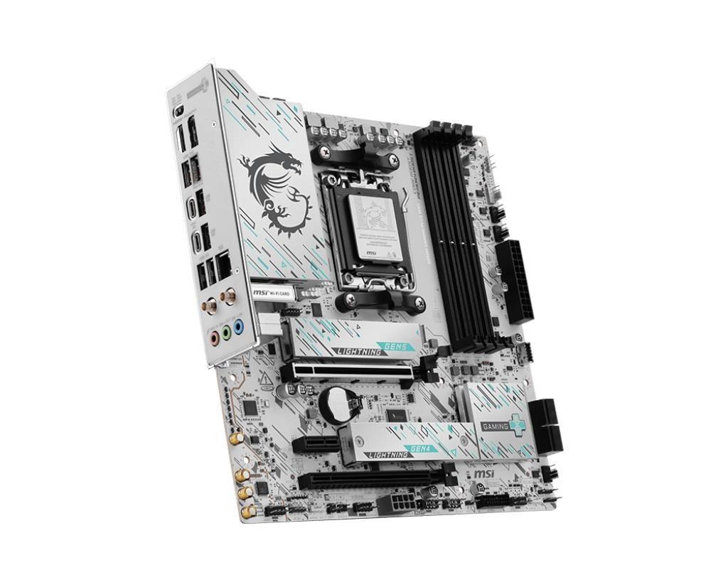 Płyta MSI B850M GAMING PLUS WIFI /AMD B850/DDR5/SATA3/M.2/USB3.1/WiFi/BT/PCIe5.0/AM5/mATX — zdjęcie 3