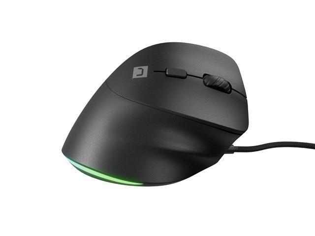 Mysz przewodowa Natec Crake 2 PRO 12800dpi wertykalna programowalna optyczna czarna — zdjęcie 2