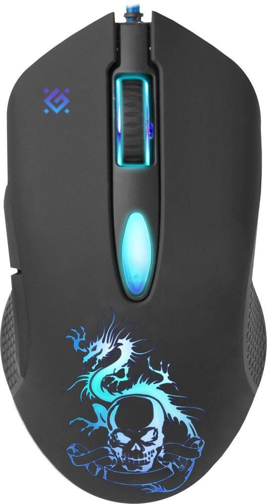 Mysz przewodowa Defender SKY DRAGON GM-090L 3200dpi 6P + podkładka Gaming + GRA — zdjęcie 1