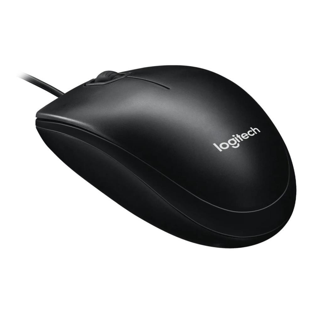 Mysz przewodowa Logitech M100 optyczna czarna — zdjęcie 2
