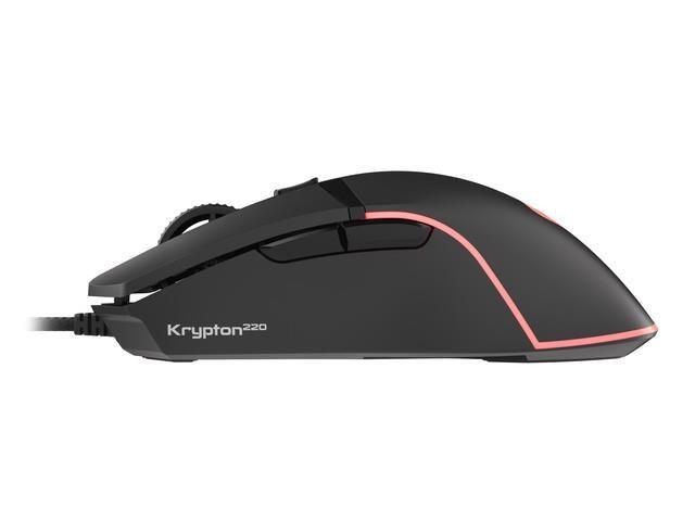 Mysz przewodowa Genesis Krypton 220 optyczna Gaming 6400DPI czarna — zdjęcie 11