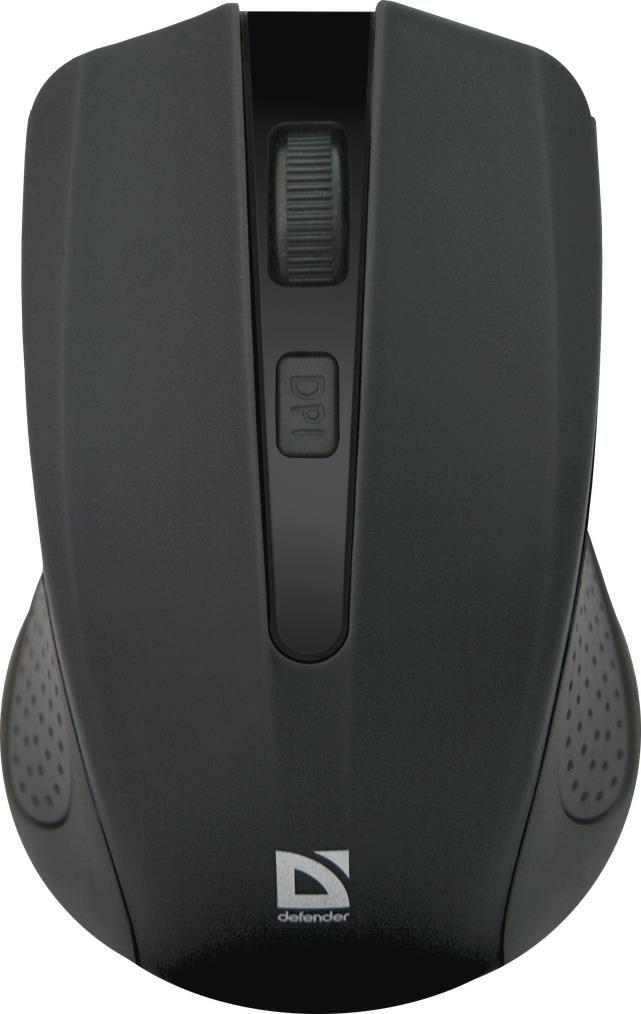 Mysz bezprzewodowa Defender ACCURA MM-935 optyczna 1600dpi 4P czarna — zdjęcie 1