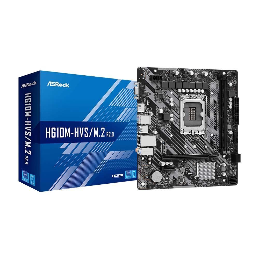Płyta ASRock H610M-HVS/M.2 R2.0 /H610/DDR4/SATA3/USB3.0/PCIe4.0/s.1700/mATX — zdjęcie 5