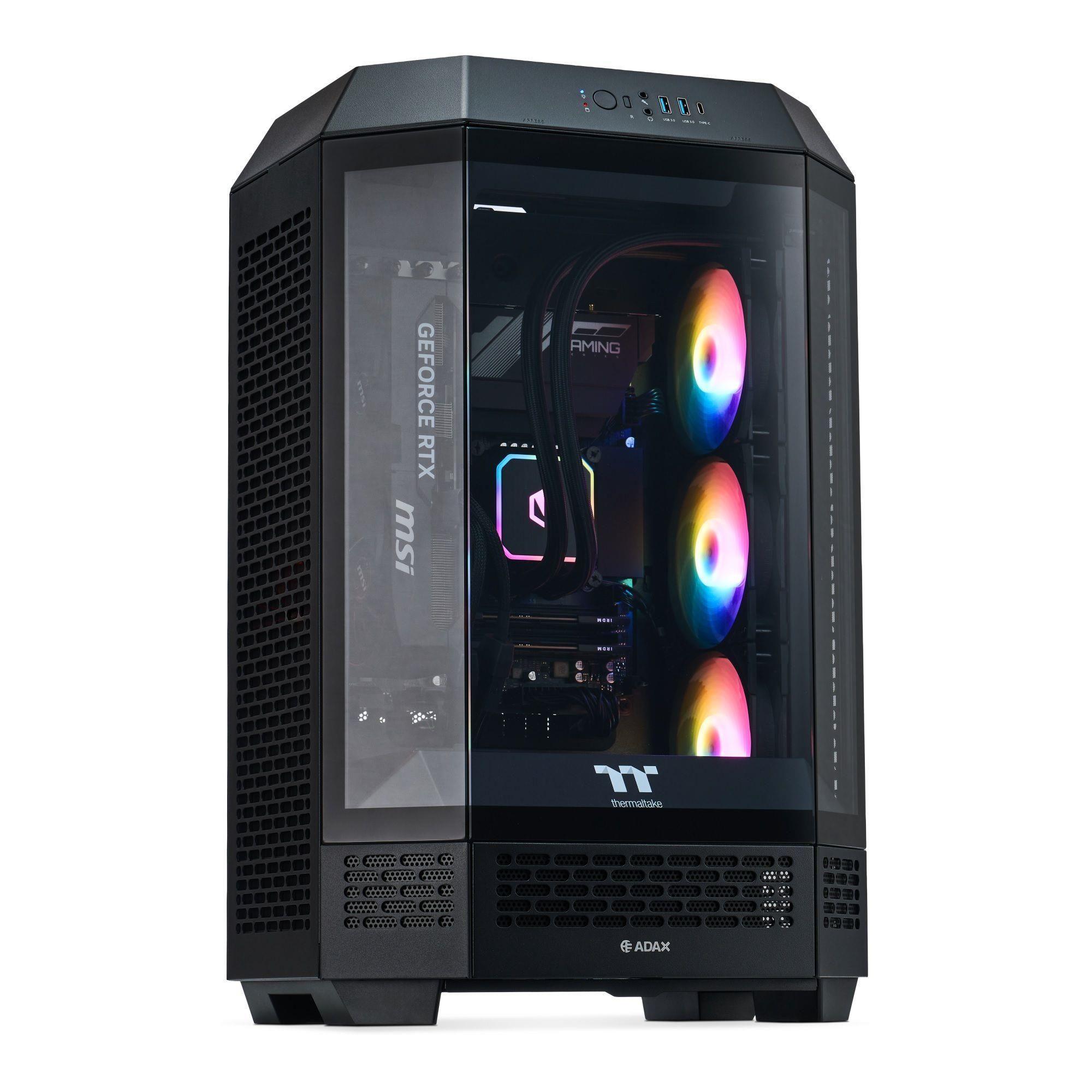 Komputer ADAX DRACO EXTREME WXIPU225F i5-225F/H810/DDR5-32GB/1TB/RTX5070-12GB/Wi-Fi/BT/W11P — zdjęcie 1