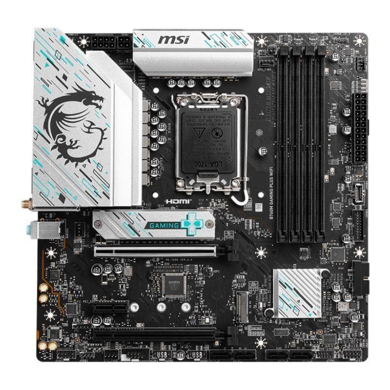 Płyta MSI B760M GAMING PLUS WIFI /B760/DDR5/SATA3/M.2/USB3.1/WiFi/BT/PCIe4.0/s.1700/mATX — zdjęcie 1