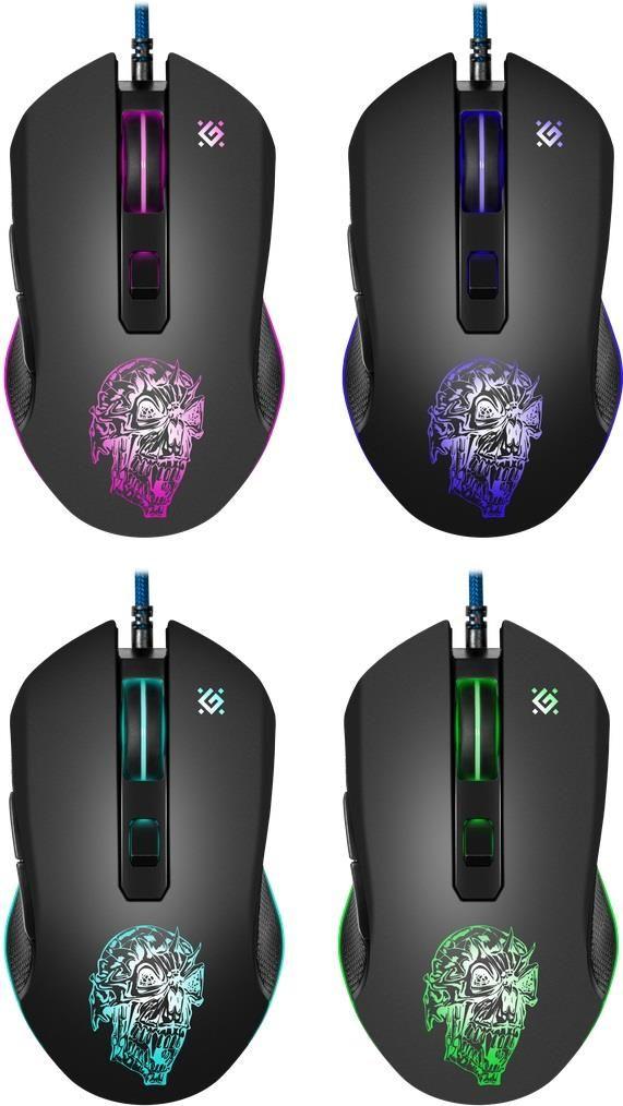Mysz przewodowa Defender SLEIPNIR GM-927 12800dpi 6P + podkładka Gaming + GRA — zdjęcie 2