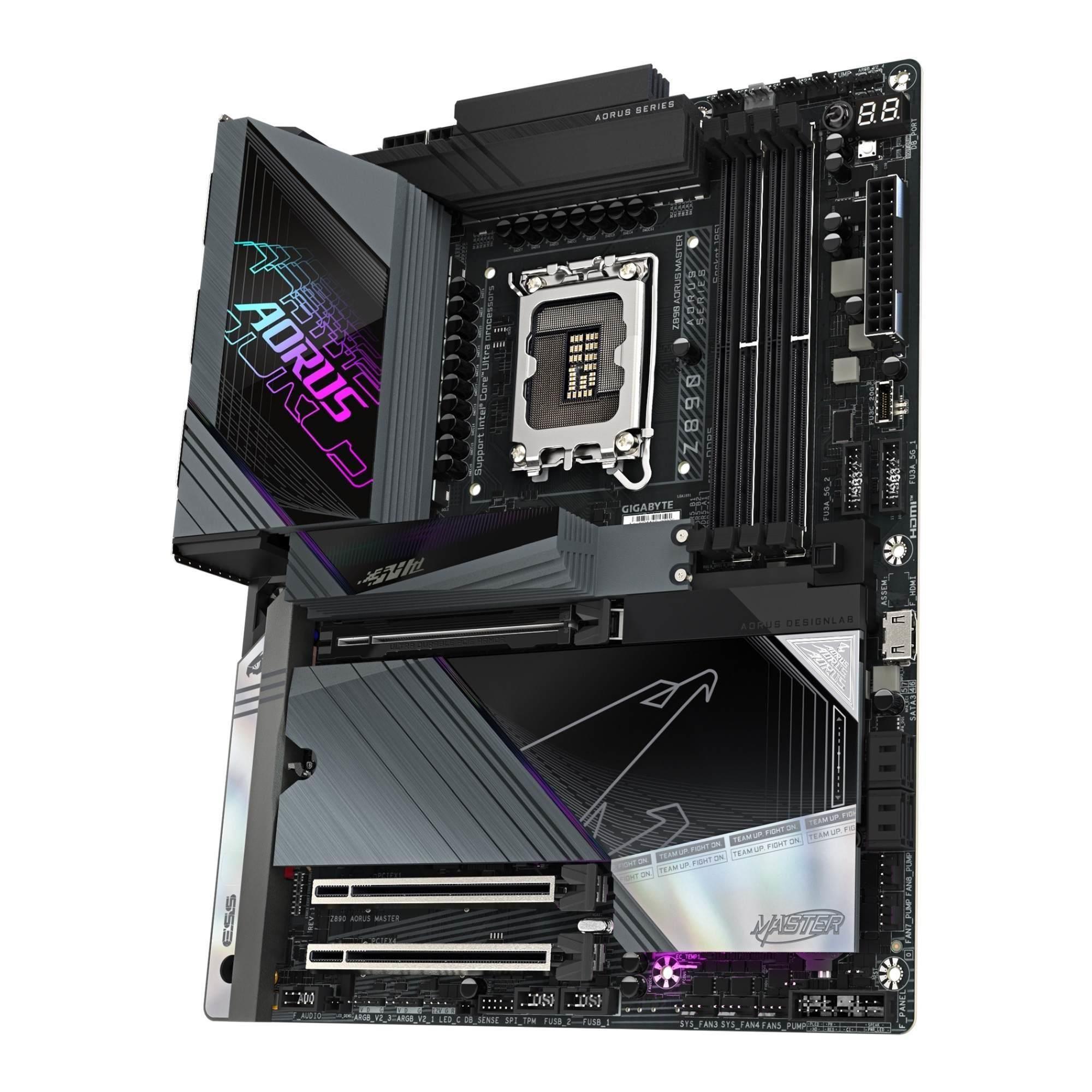 Płyta Gigabyte Z890 AORUS MASTER /Z890/DDR5/SATA3/M.2/TB4/WiFi/BT/PCIe5.0/s.1851/ATX — zdjęcie 3