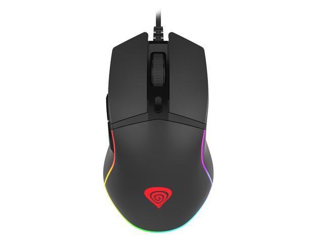 Mysz przewodowa Genesis Krypton 220 optyczna Gaming 6400DPI czarna — zdjęcie 9