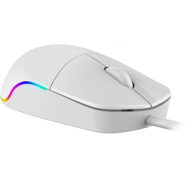Mysz przewodowa Defender AZORA MB-241 OPTICAL 1200dpi 3P biała kabel 1.8 m — zdjęcie 4