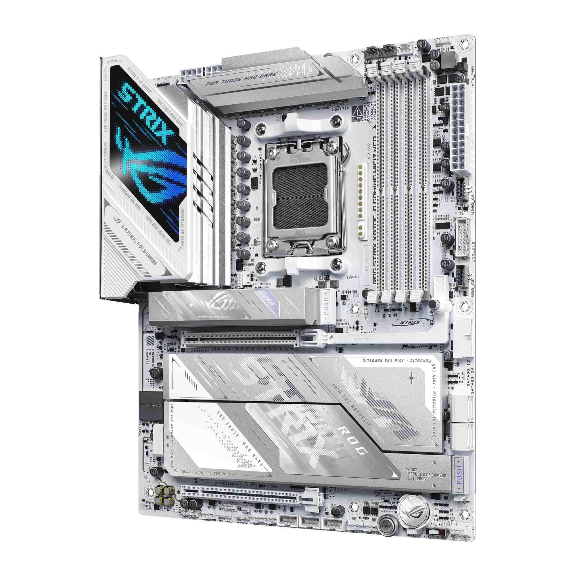 Płyta Asus ROG STRIX X870E-A GAMING WIFI7 NEO /AMD X870/DDR5/SATA3/M.2/USB4/WiFi/BT/PCIE5.0/AM5/ATX — zdjęcie 3