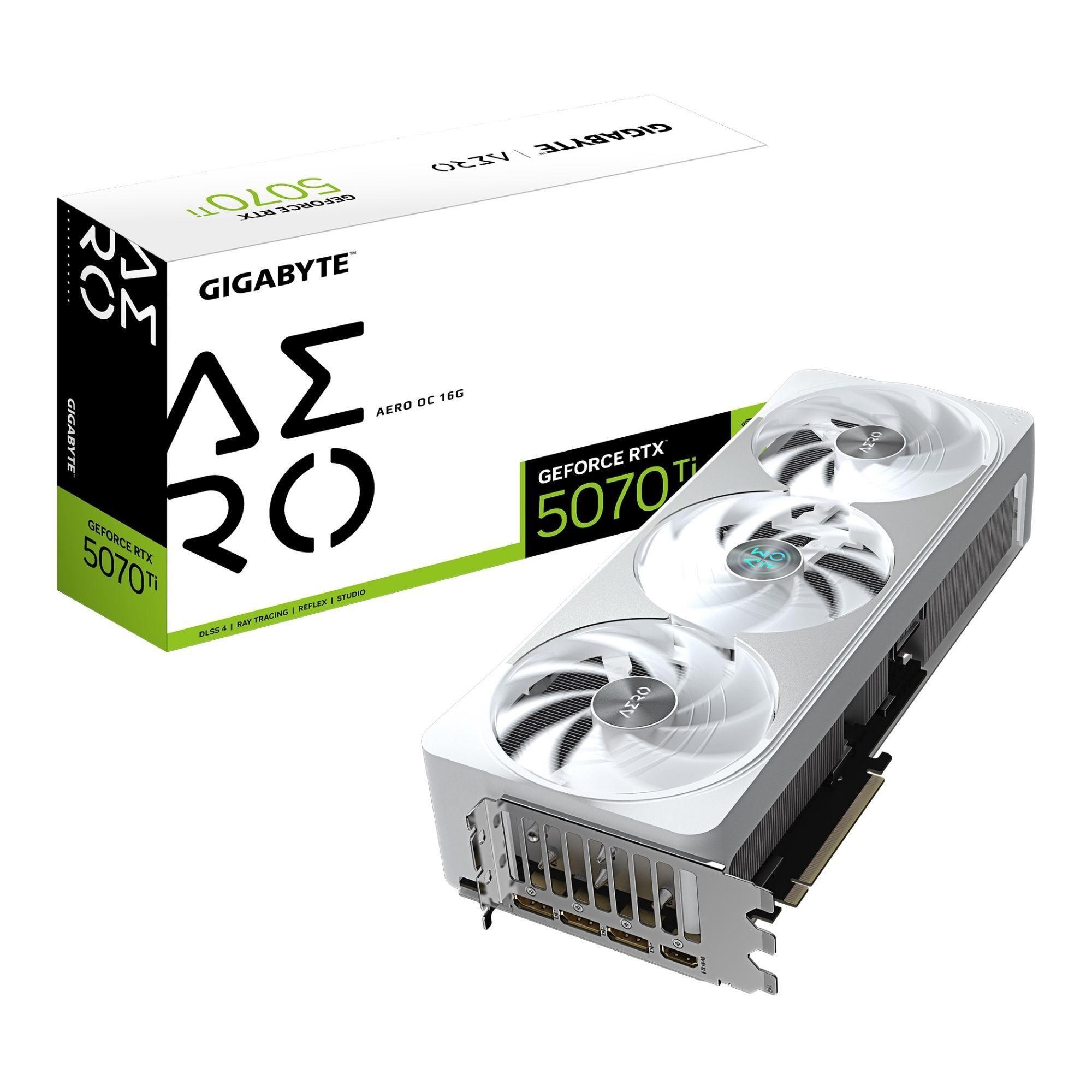 Karta VGA Gigabyte GeForce RTX 5070 Ti AERO OC 16G 16GB GDDR7 256bit HDMI+3xDP PCIe5.0 — zdjęcie 10