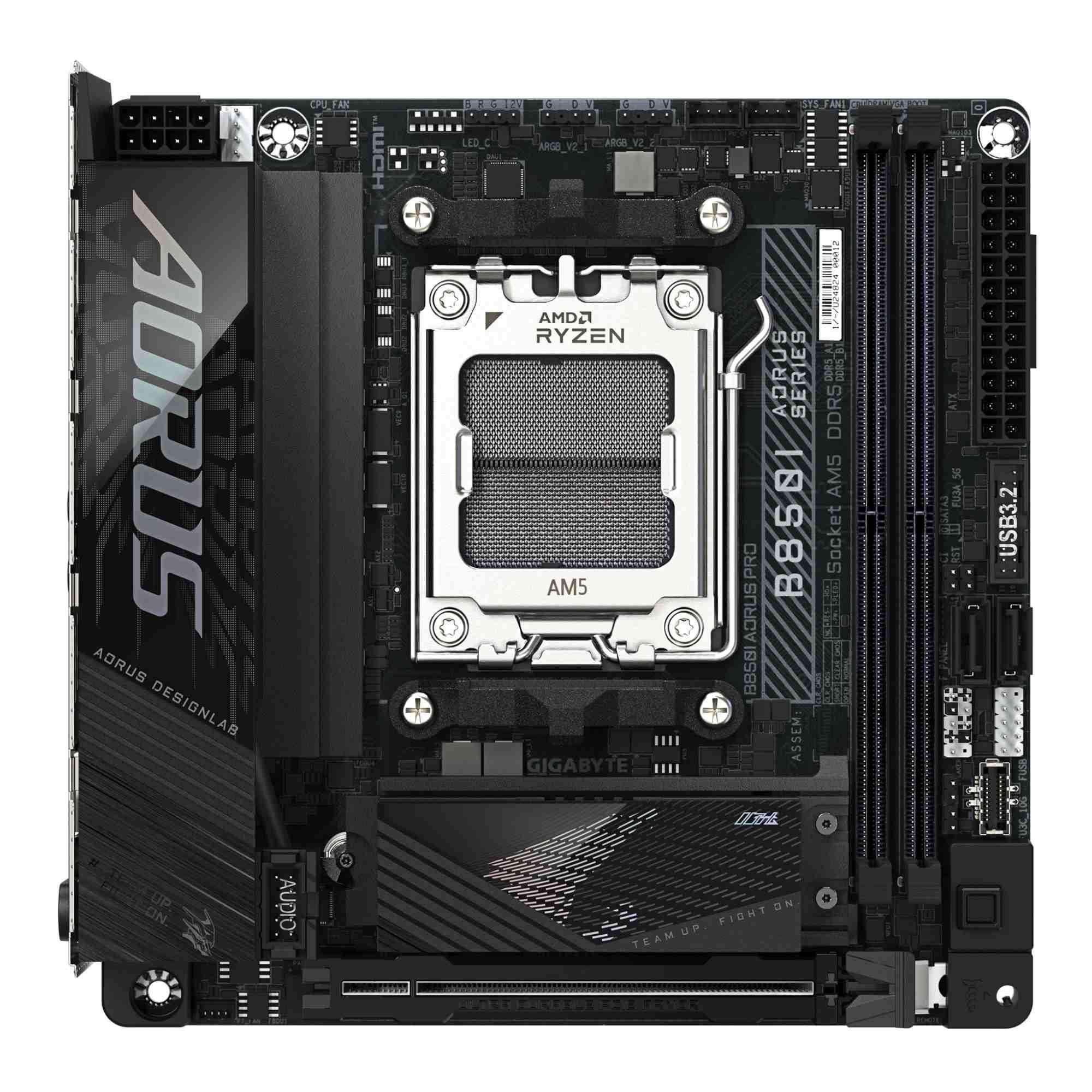 Płyta Gigabyte B850I AORUS PRO /AMD B850/DDR5/SATA3/M.2/USB3.1/PCIe5.0/WiFi/BT/AM5/Mini-ITX — zdjęcie 1