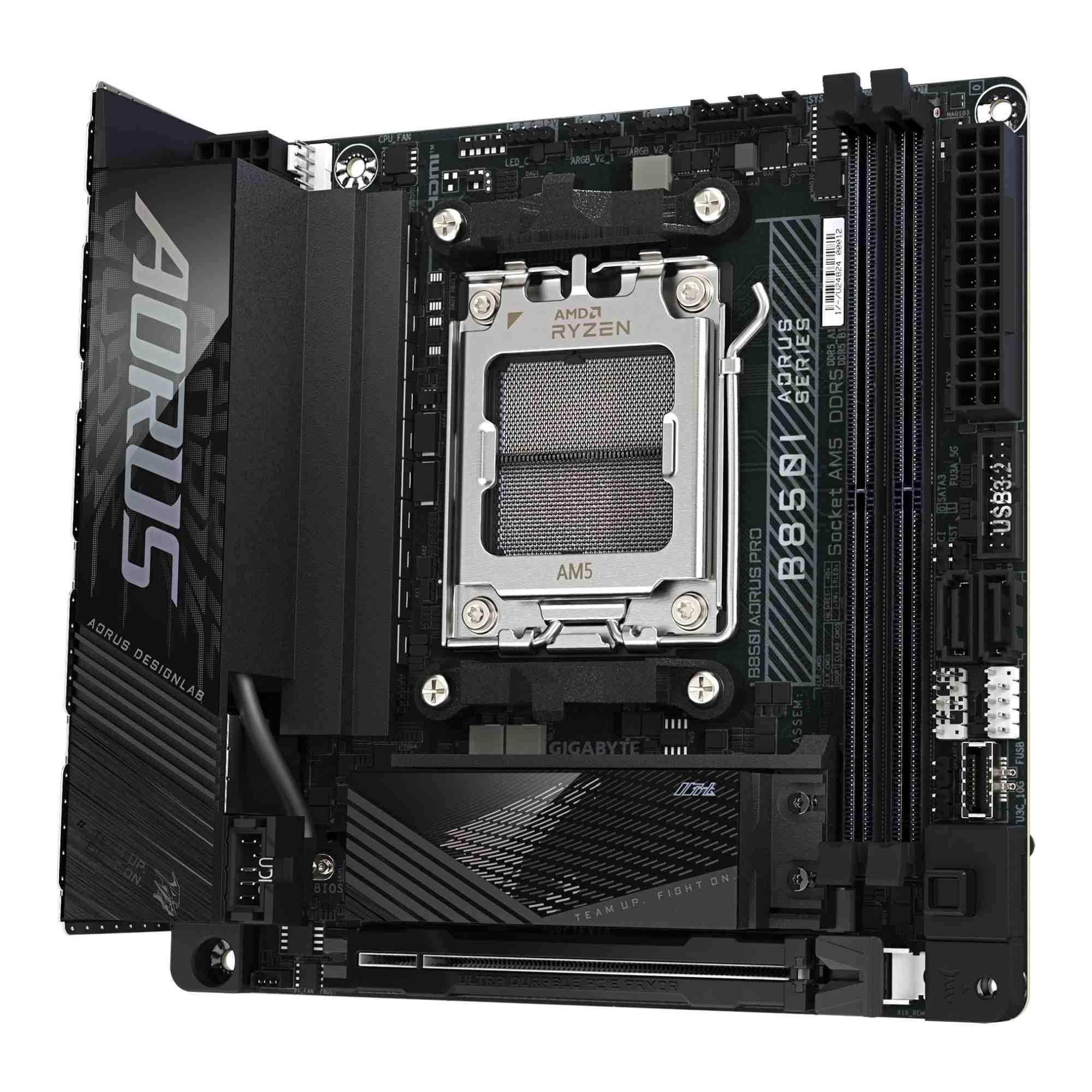 Płyta Gigabyte B850I AORUS PRO /AMD B850/DDR5/SATA3/M.2/USB3.1/PCIe5.0/WiFi/BT/AM5/Mini-ITX — zdjęcie 3