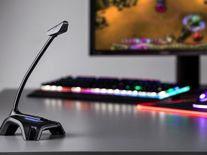 Mikrofon Tracer GAMEZONE Gamer LED USB — zdjęcie 4
