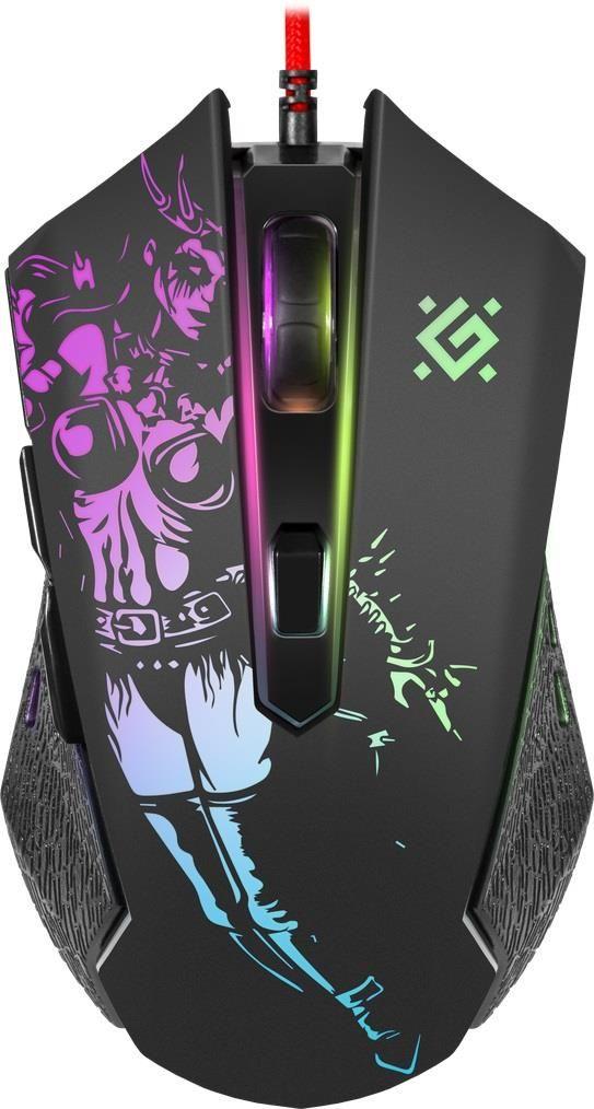 Mysz przewodowa Defender Sin'Sister GM-933 7200dpi 6P + podkładka Gaming + GRA — zdjęcie 2