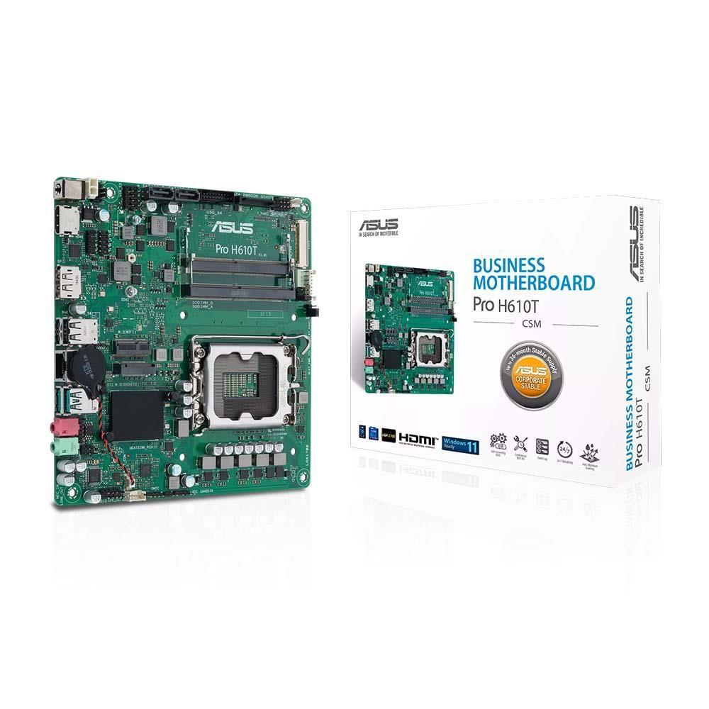 Płyta Asus Pro H610T-CSM /H610/DDR5/SATA3/M.2/USB3.1/s.1700/mITX — zdjęcie 5