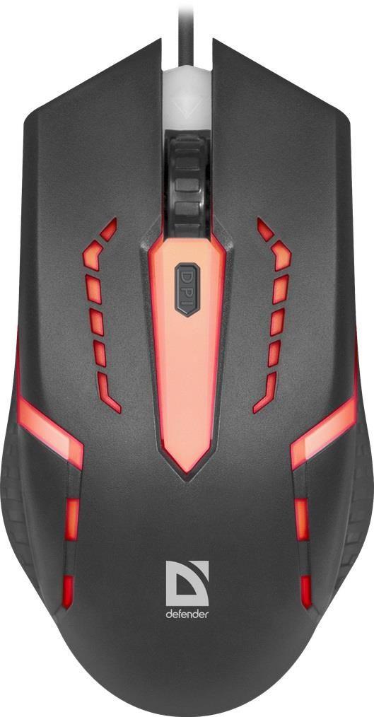 Mysz przewodowa Defender HIT MB-601 1200dpi 4P — zdjęcie 2