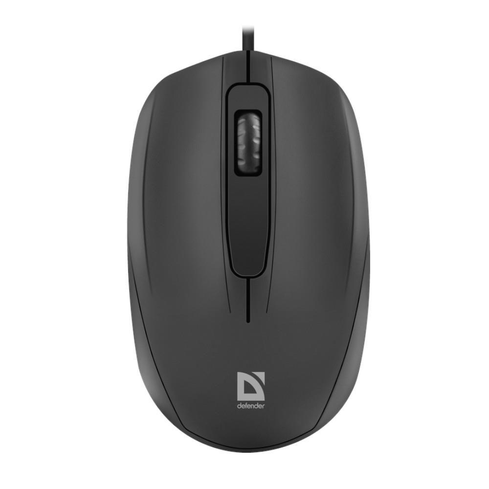 Mysz przewodowa Defender ALPHA MB-507 1000dpi bezklikowa silent — zdjęcie 1