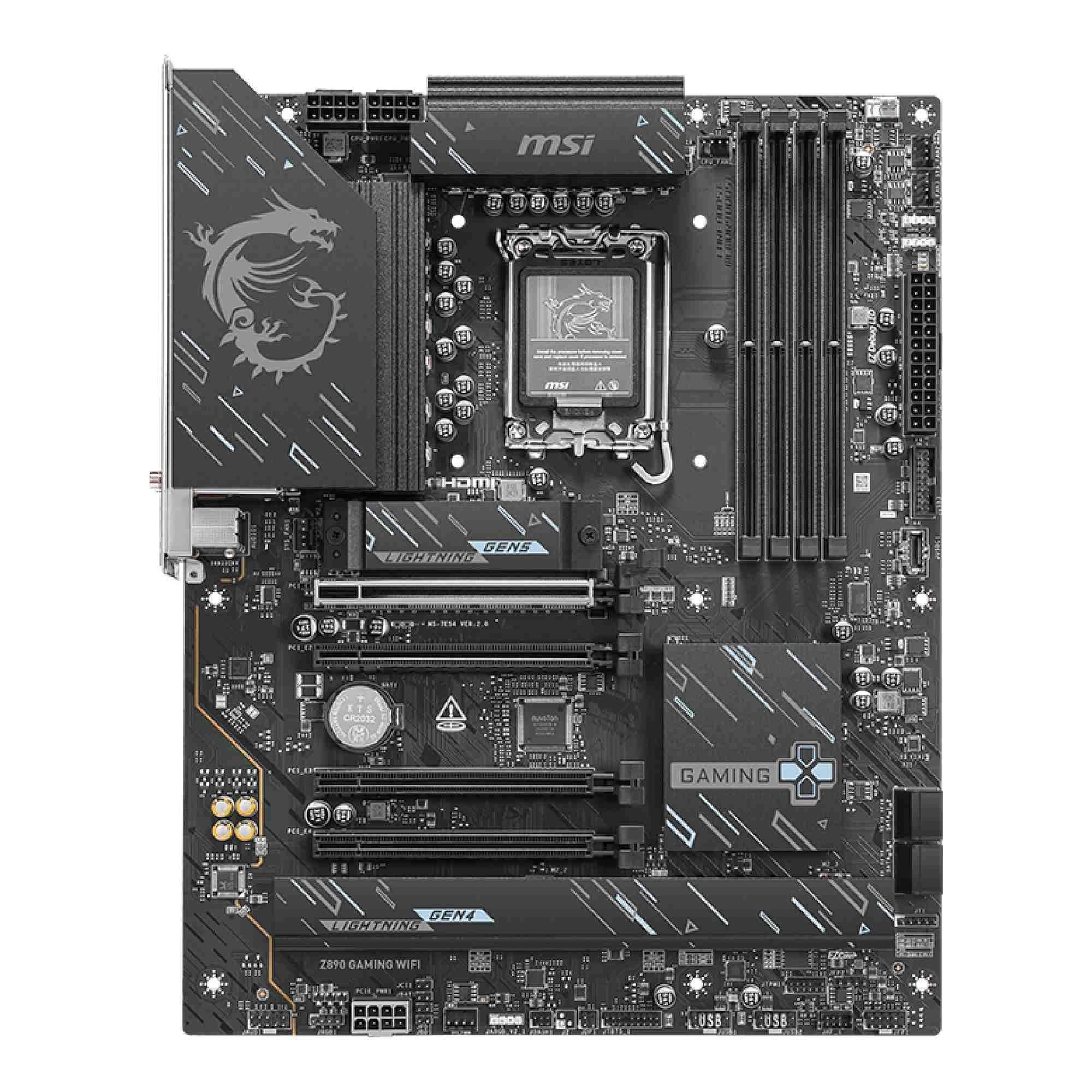 Płyta MSI Z890 GAMING WIFI /Z890/DDR5/SATA3/M.2/TB4/WiFi/BT/PCIe5.0/s.1851/ATX — zdjęcie 1