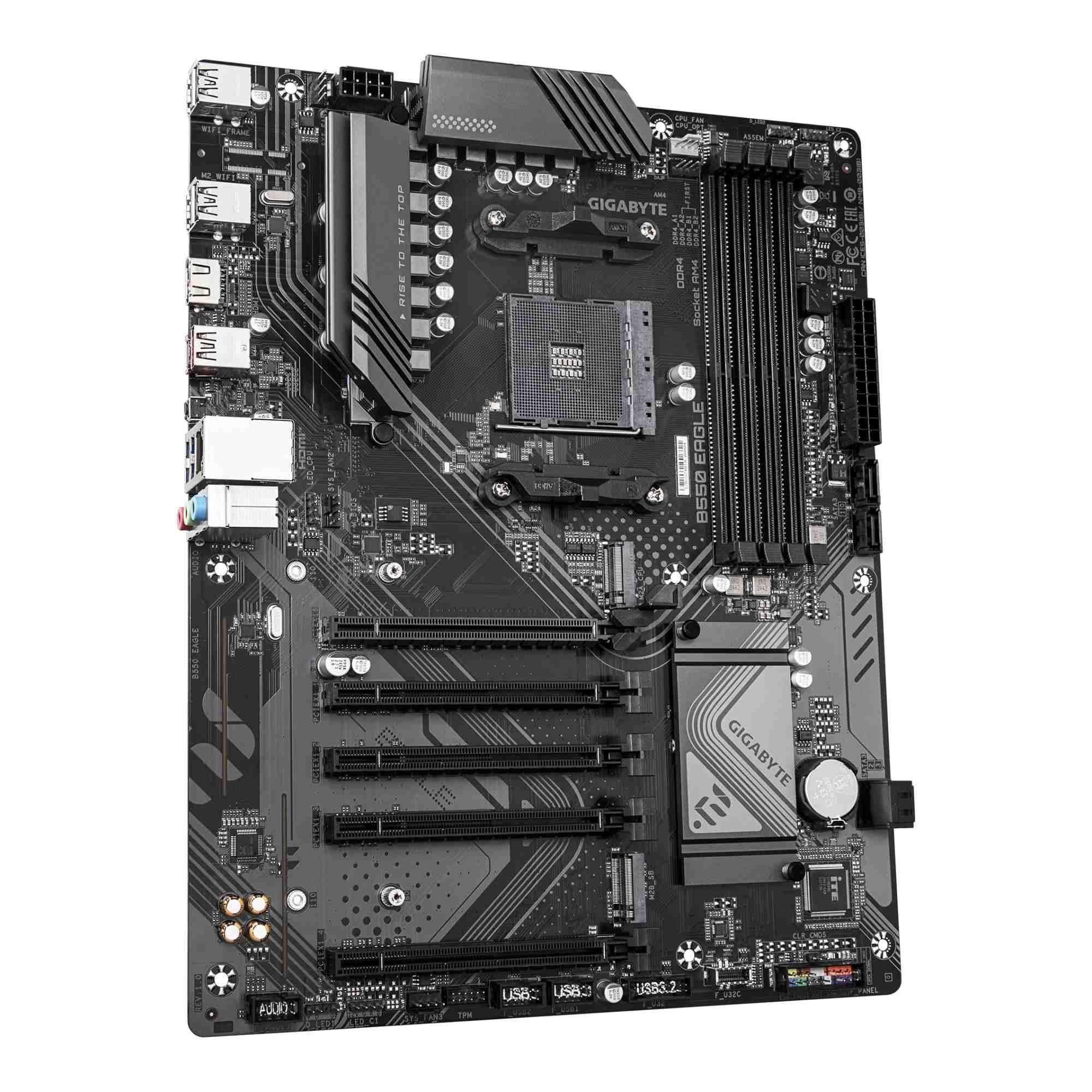 Płyta Gigabyte B550 EAGLE /AMD B550/DDR4/SATA3/M.2/USB3.1/PCIe4.0/AM4/ATX — zdjęcie 2