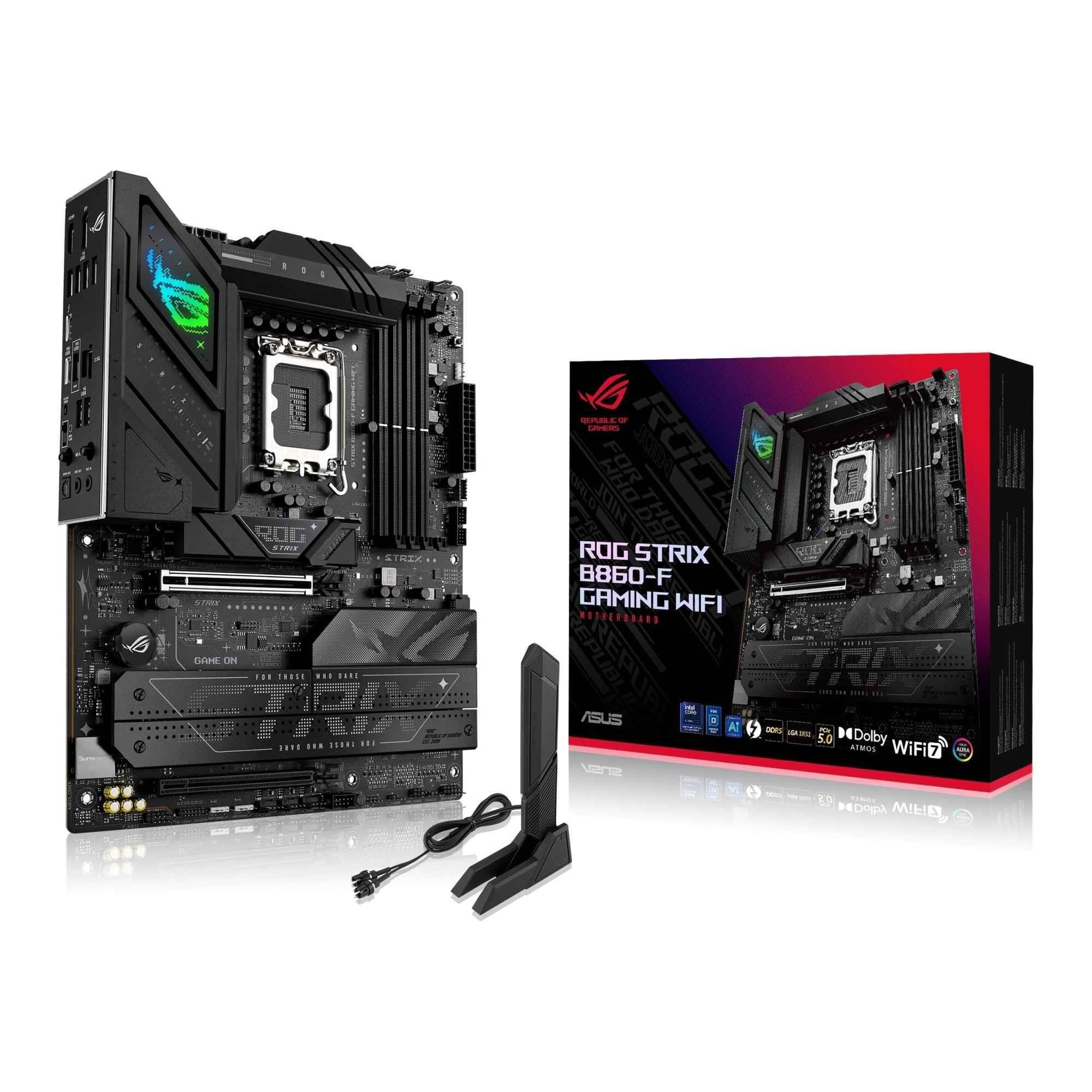 Płyta Asus ROG STRIX B860-F GAMING WIFI /B860/DDR5/SATA3/M.2/TB4/WiFi/BT/PCIe5.0/s.1851/ATX — zdjęcie 6
