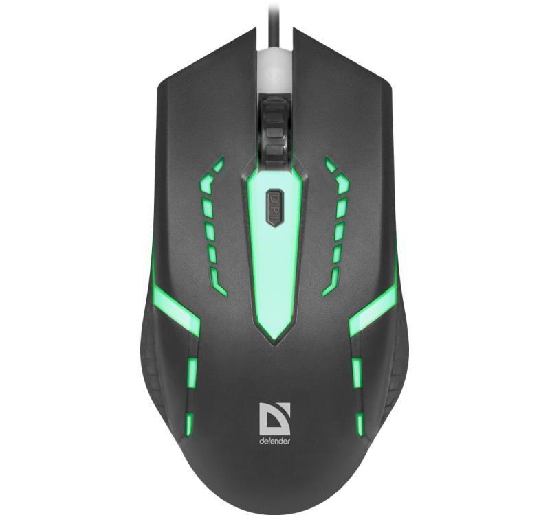 Mysz przewodowa Defender HIT MB-601 1200dpi 4P — zdjęcie 1