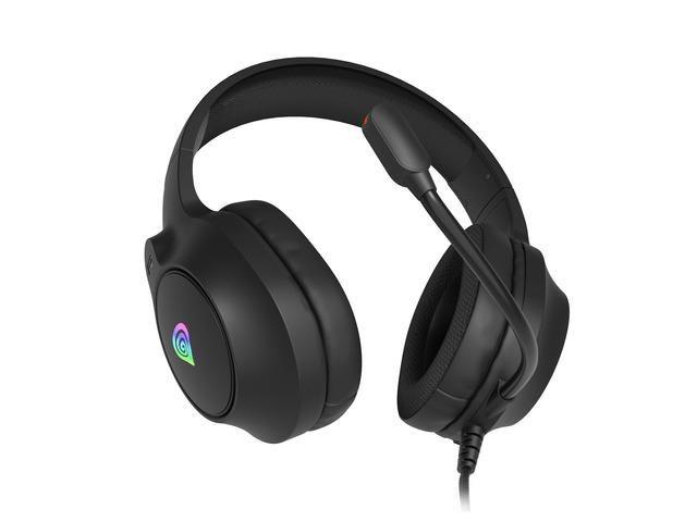 Słuchawki z mikrofonem Genesis Neon 213 RGB nauszne czarne — zdjęcie 4