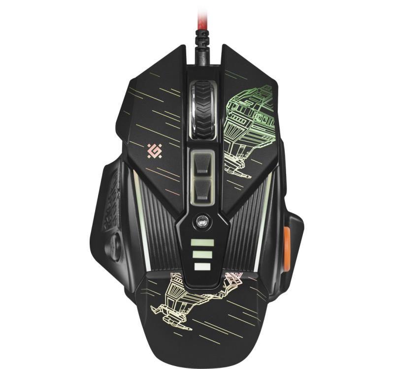 Mysz przewodowa Defender STARX GM-390L 3200dpi Gaming 8P + GRA — zdjęcie 1