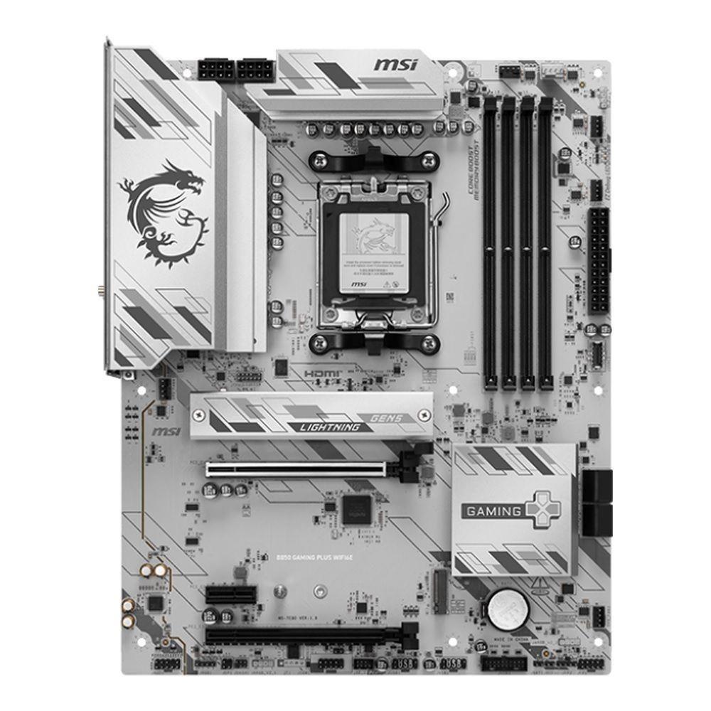 Płyta MSI B850 GAMING PLUS WIFI6E /AMD B850/DDR5/SATA3/M.2/USB3.1/WiFi/BT/PCIe4.0/AM5/ATX — zdjęcie 1