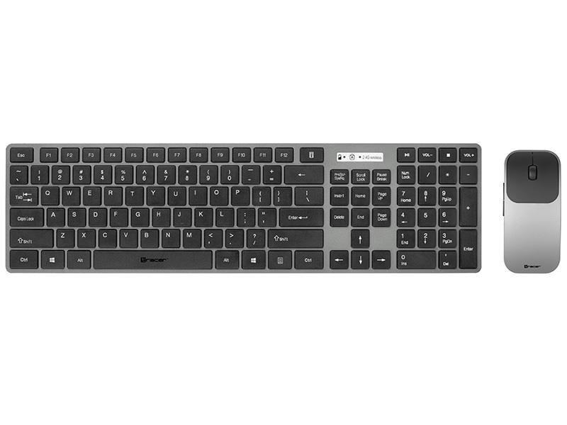 Zestaw bezprzewodowy klawiatura + mysz Tracer Set RF Nano
