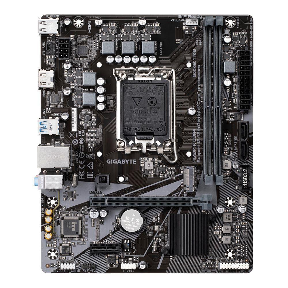 Płyta Gigabyte H610M K DDR4 (rev. 2.0) /H610/DDR4/SATA3/M.2/USB3.0/PCIe4.0/s.1700/mATX — zdjęcie 1