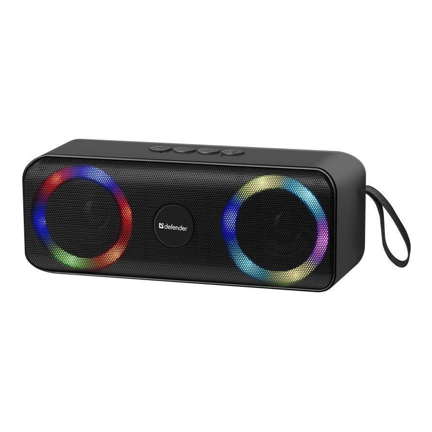 Głośnik Defender Q1 Bluetooth 10W BT/FM/TF/USB/AUX/TWS/LED — zdjęcie 1