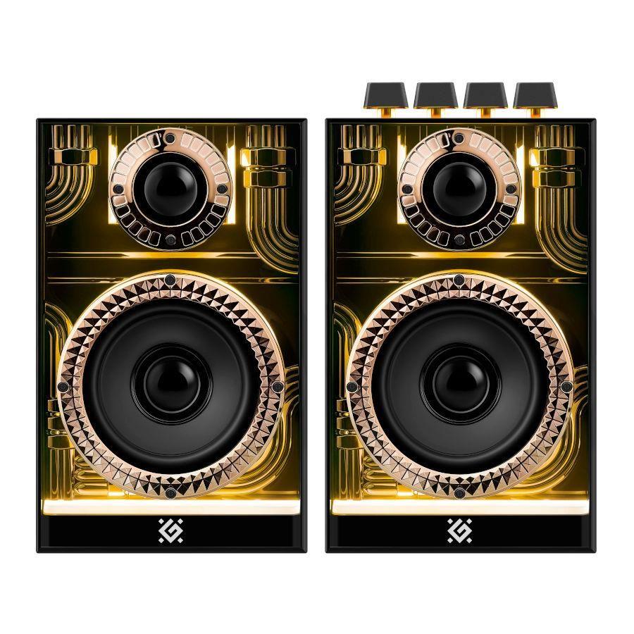 Głośniki Defender FUTURO 2.0 20W Bluetooth USB podświetlenie RGB MP3 — zdjęcie 3