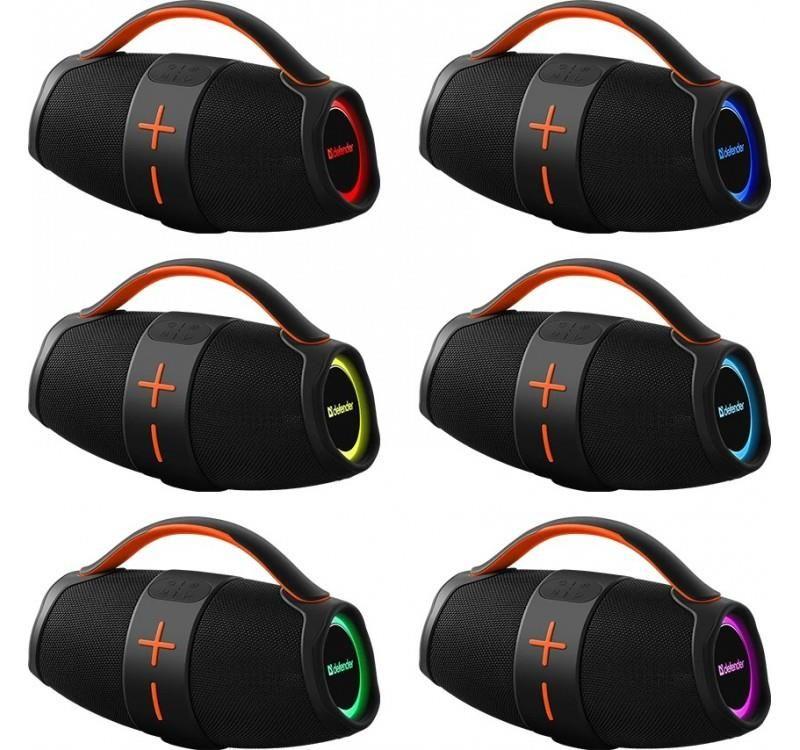 Głośnik Defender BEATBOX 24 Bluetooth 25W MP3/AUX/SD/USB/TWS/LED czarny — zdjęcie 2
