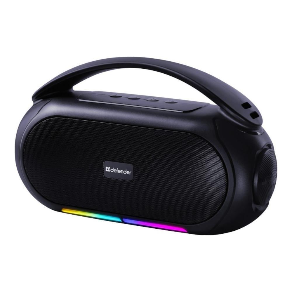 Głośnik Defender BEATBOX 12 Bluetooth 12W MP3/FM/SD/USB/LED czarny — zdjęcie 1
