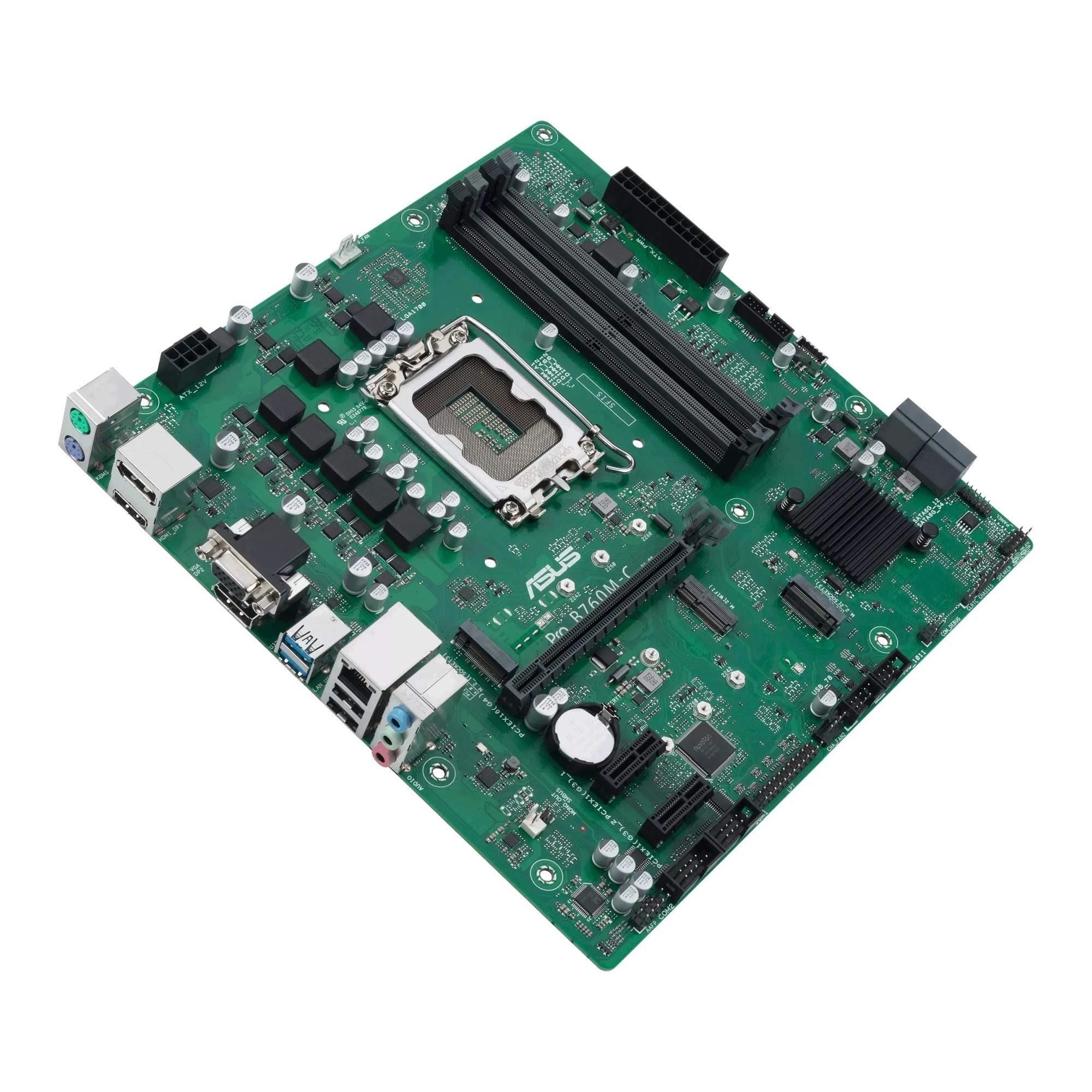 Płyta Asus PRO B760M-C-CSM /B760/DDR5/SATA3/M.2/USB3.0/PCIe4.0/s.1700/mATX — zdjęcie 4