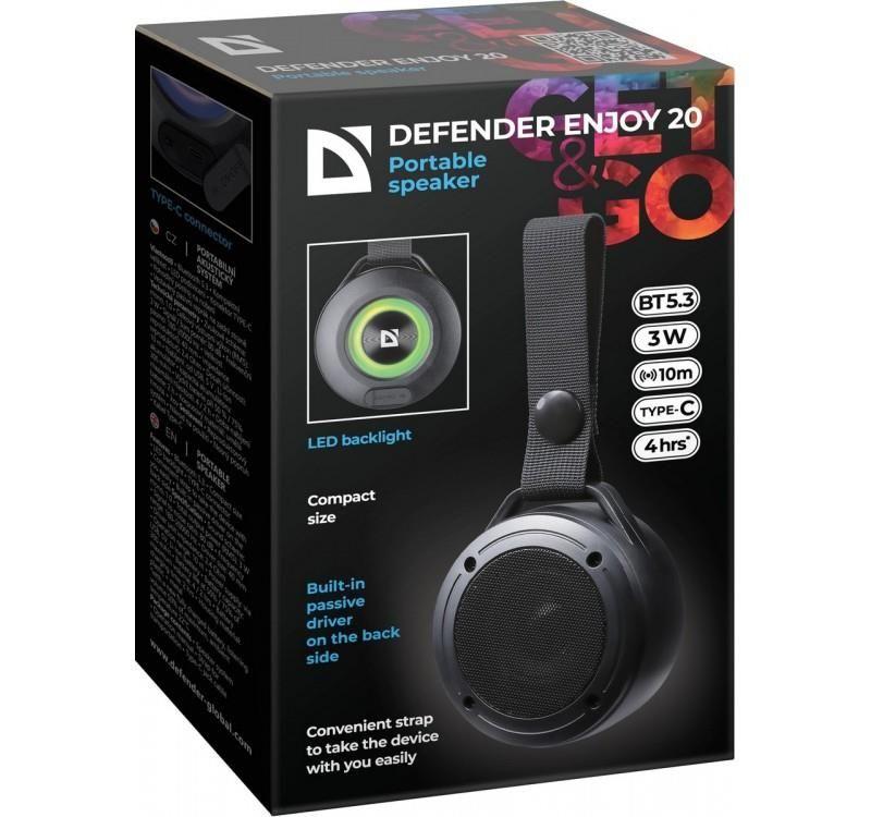 Głośnik Defender Enjoy 20 Bluetooth 3W BT/LED — zdjęcie 6