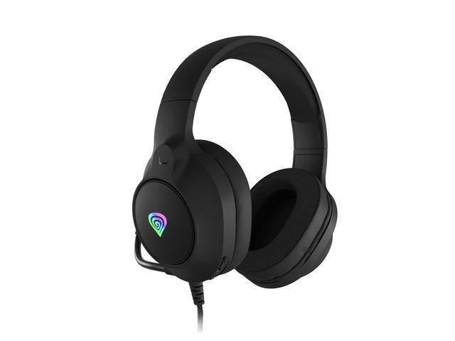 Słuchawki z mikrofonem Genesis Neon 213 RGB nauszne czarne — zdjęcie 5
