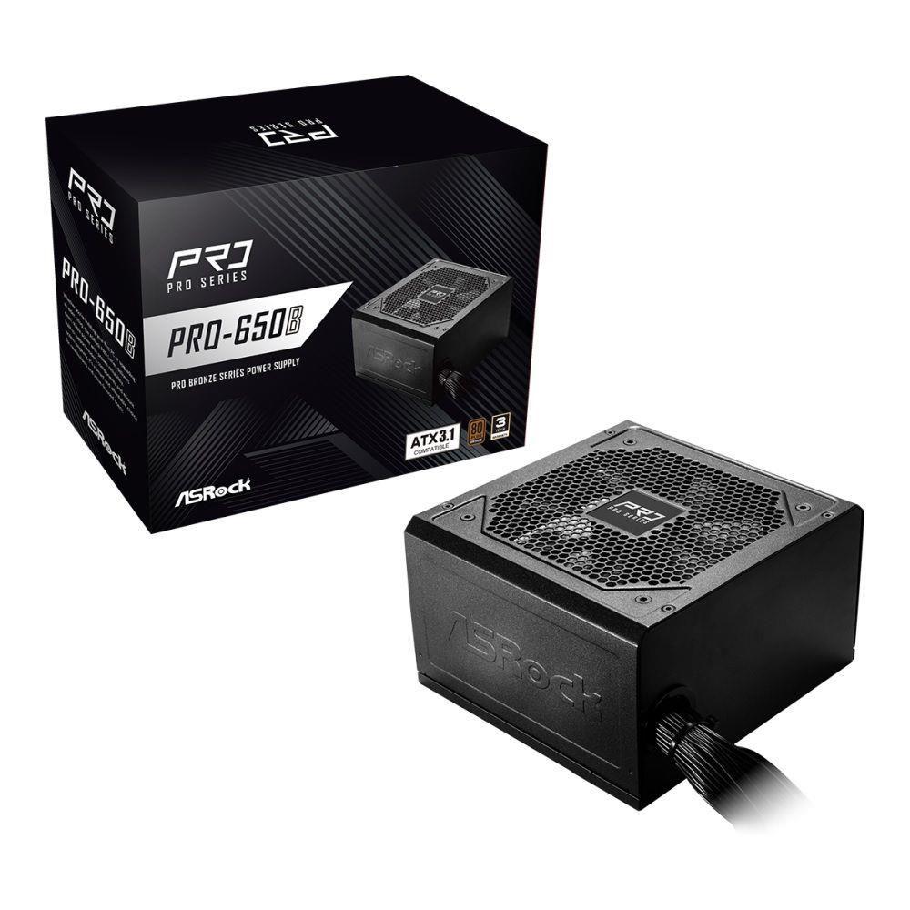 Zasilacz ASRock PRO 650W 80 PLUS Bronze — zdjęcie 6