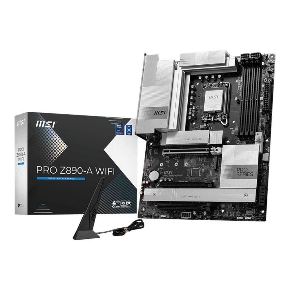 Płyta MSI PRO Z890-A WIFI /Z890/DDR5/SATA3/M.2/TB4/WiFi/BT/PCIe5.0/s.1851/ATX — zdjęcie 5